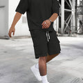 Men's Sport Shorts Set, Casual Two-Piece