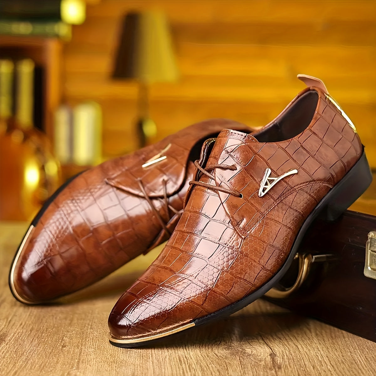 Men's Pointed-Toe Dress Loafers, Slip-On