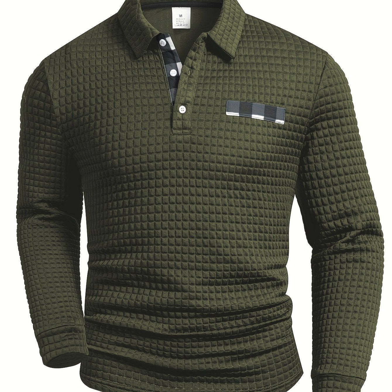 Men's Plaid Flannel Shirt, Long-Sleeve, Brushed