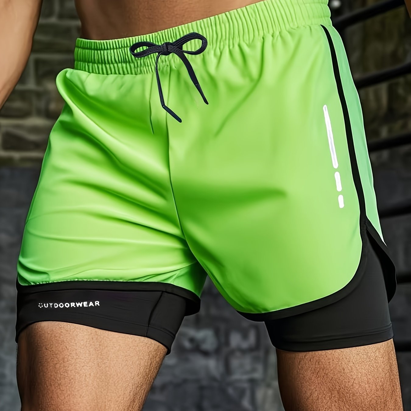 Men's Swim Trunks, Quick-Dry, Flat-Front Lined