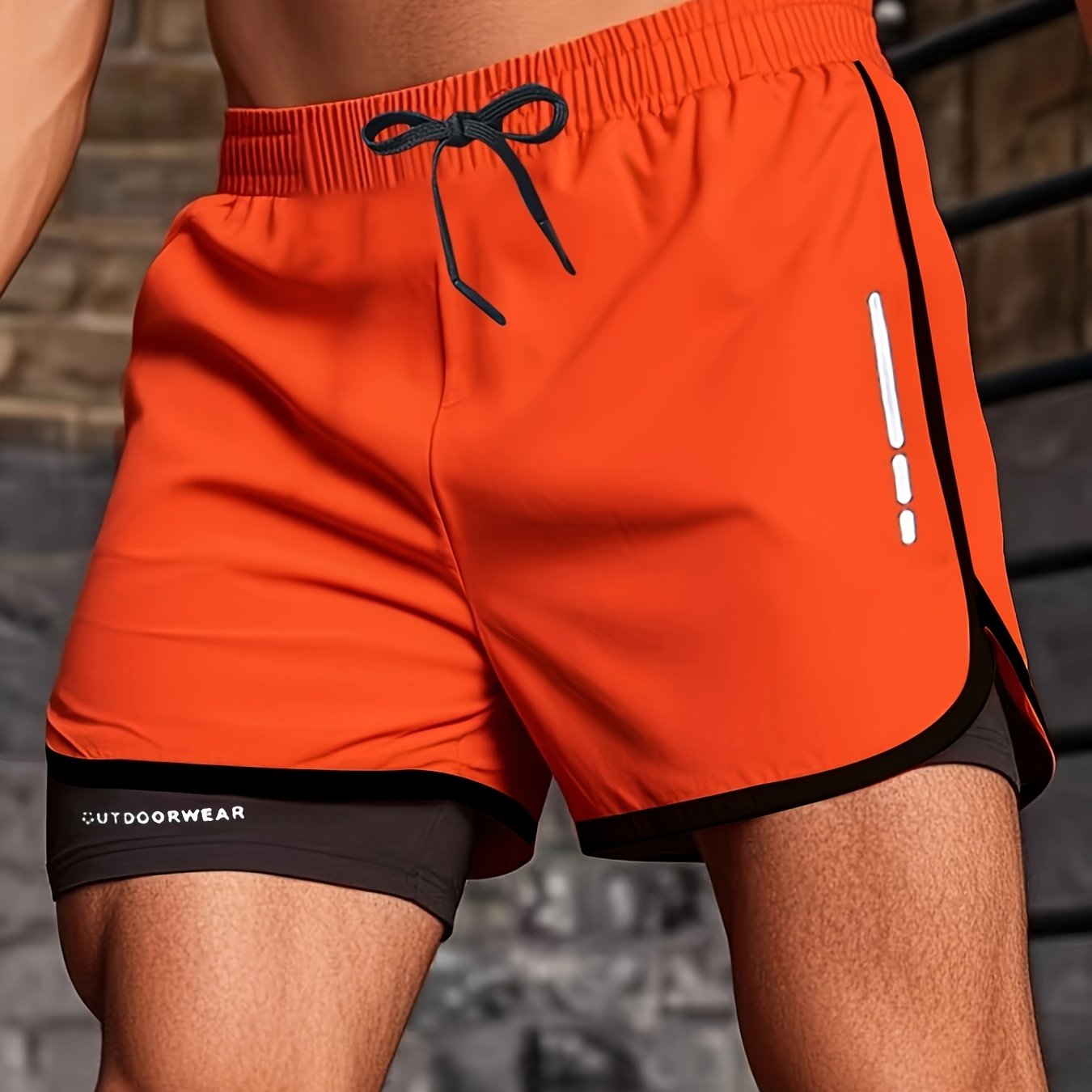 Men's Swim Trunks, Quick-Dry, Flat-Front Lined