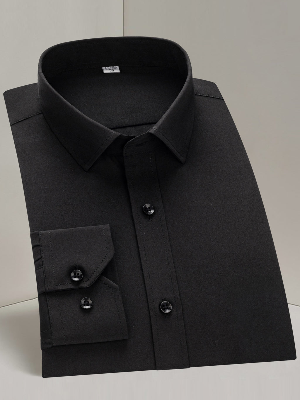 Men's Long-Sleeve Shirt, Solid, Stretch Business