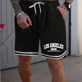 Men's Basketball Shorts, Printed, Lightweight Breathable Drawstring