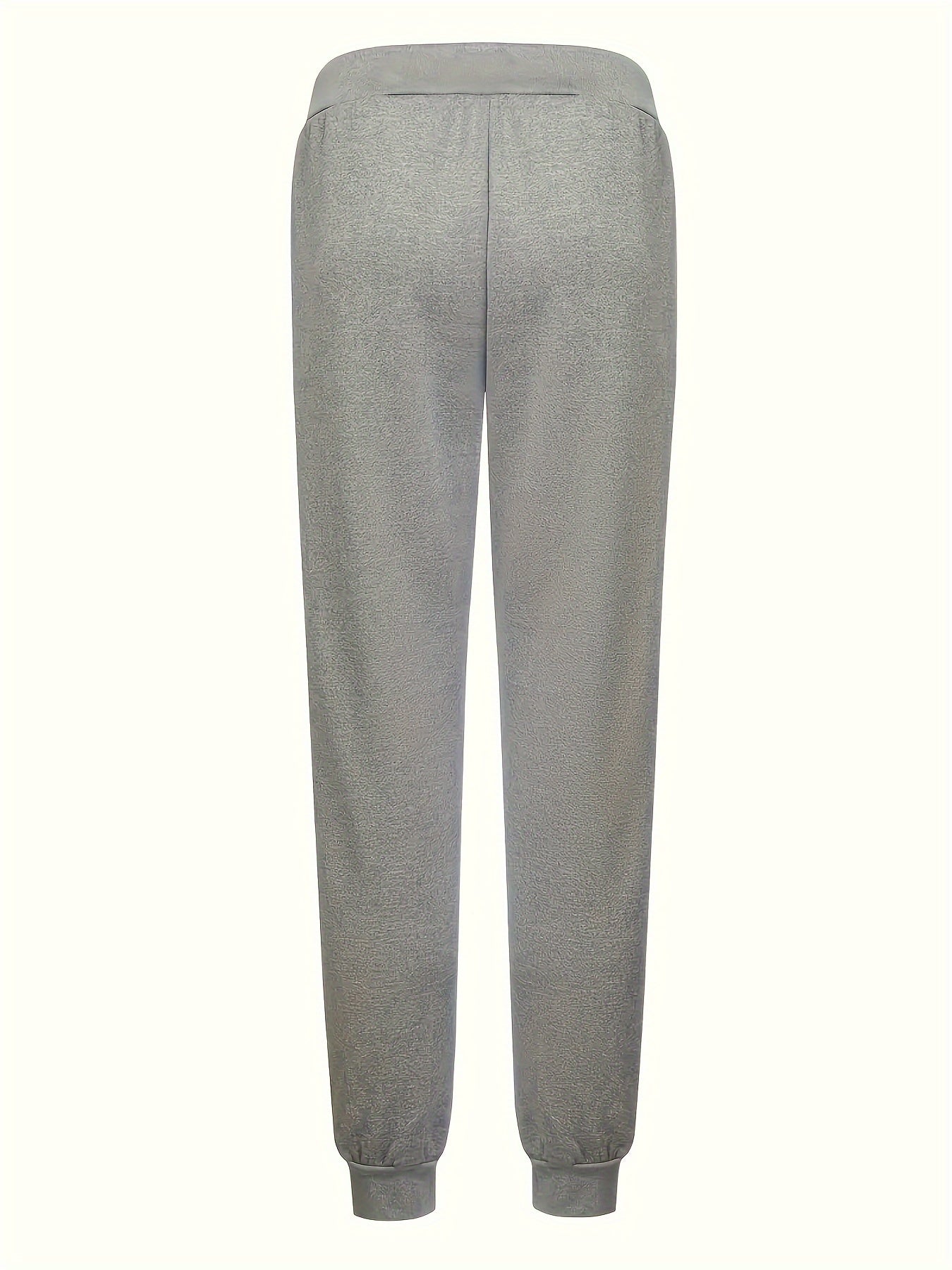 Men's Sports Joggers, Letter Print, Tapered