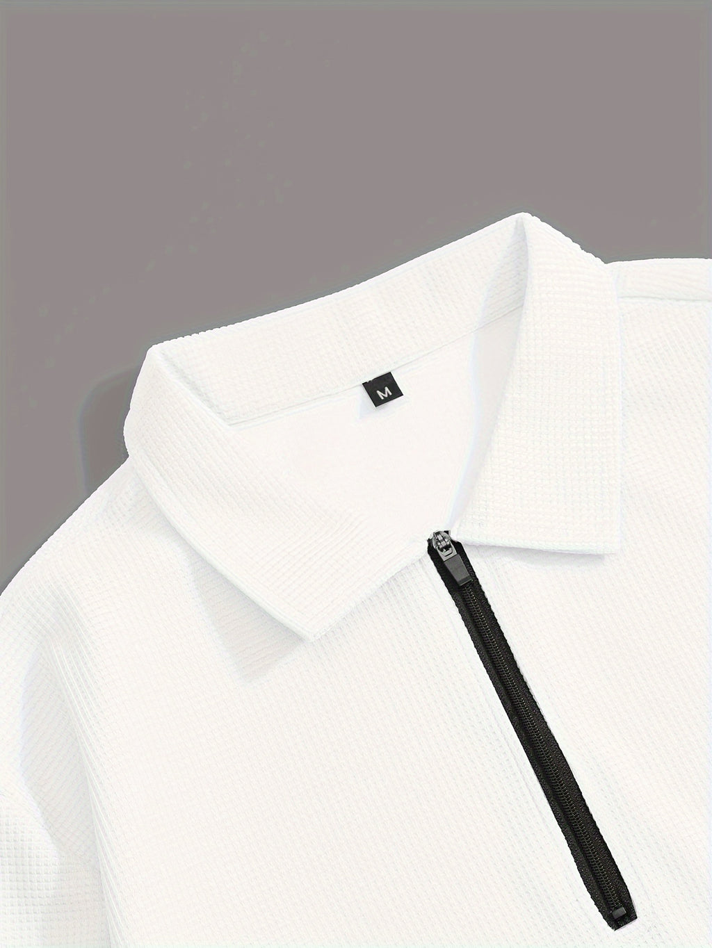 Men's Waffle-Knit Shirt & Pants Set, Long-Sleeve