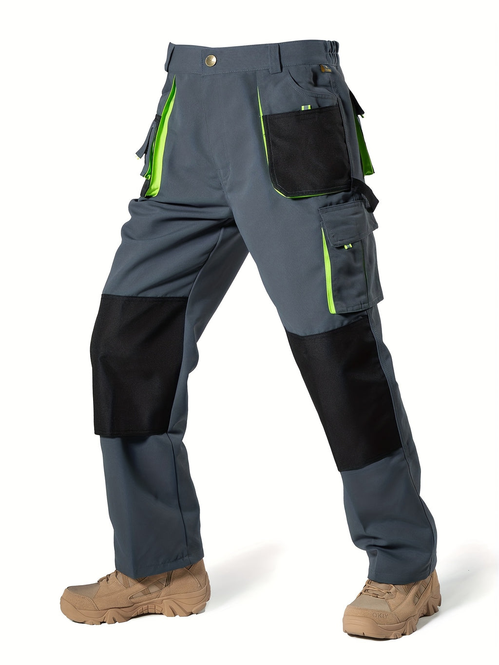 Men's Work Pants, Multi-Pocket, Heavy-Duty Utility