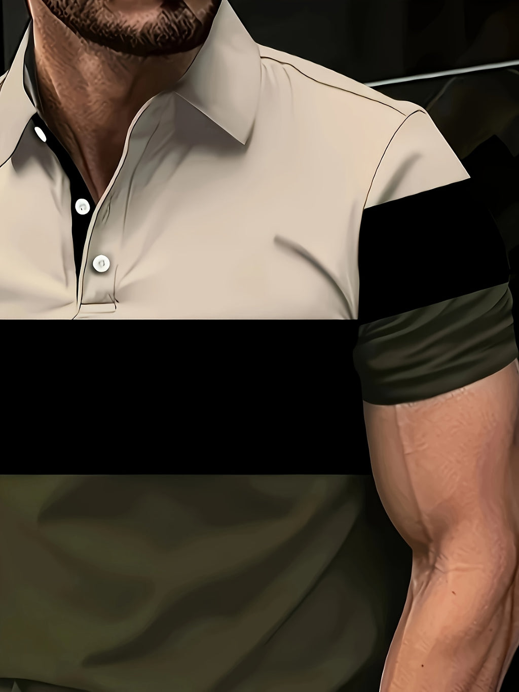 Men's Polo Shirt, Short-Sleeve, Versatile Casual