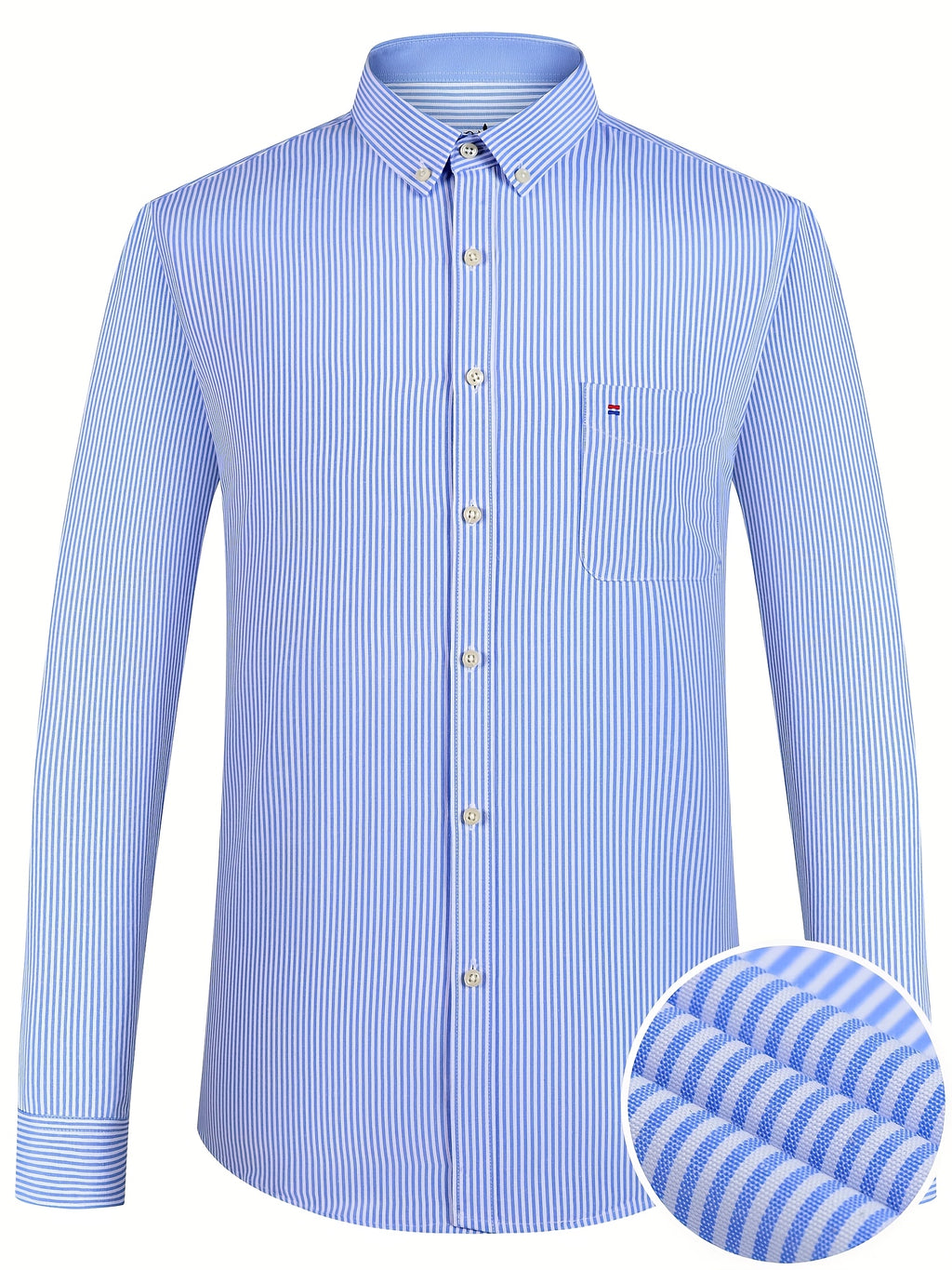 Men's Long-Sleeve Shirt, Classic Stripe, Business