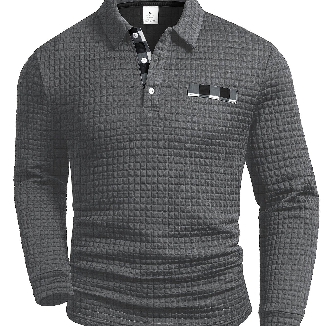 Men's Plaid Flannel Shirt, Long-Sleeve, Brushed