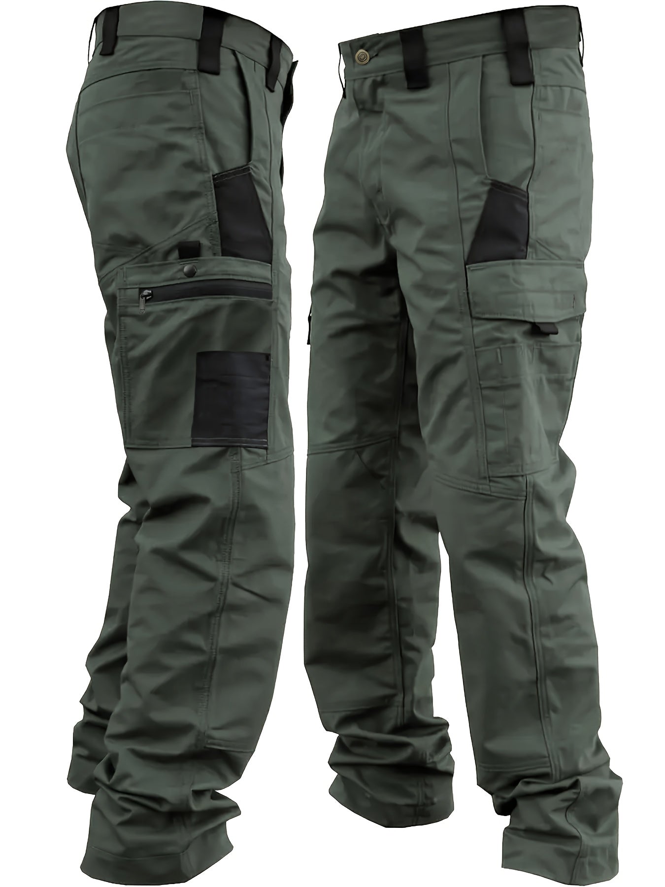 Men's Tactical Cargo Pants, Multi-Pocket Workwear