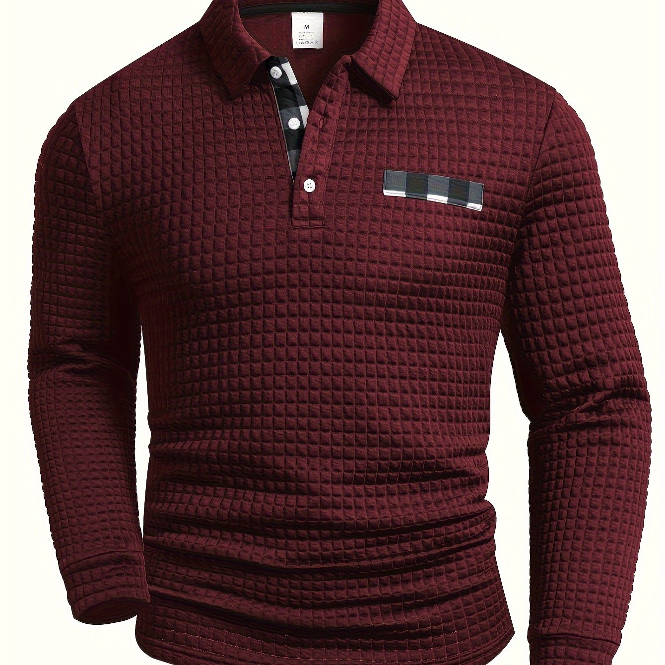Men's Plaid Flannel Shirt, Long-Sleeve, Brushed