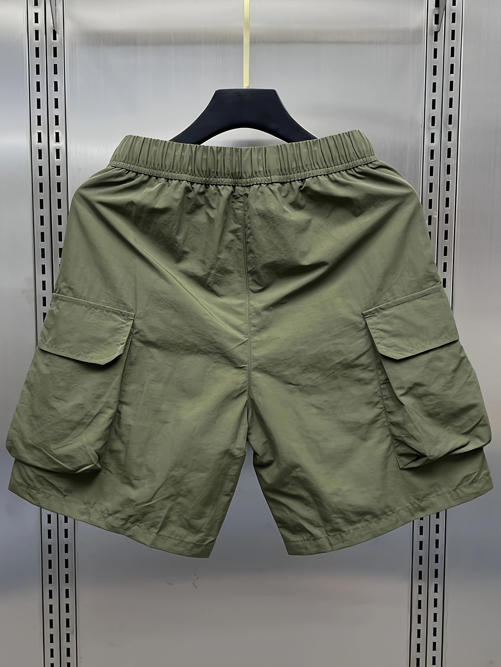 Men's Cargo Shorts, Multi-Pocket, Loose Straight-Leg Casual