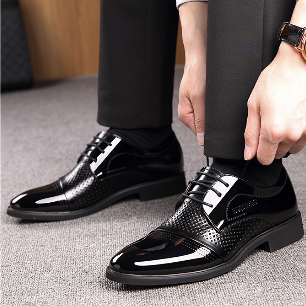 Men's Breathable Hollow-Out Dress Loafers