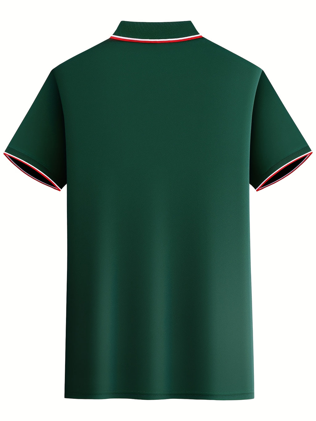 Men's Polo Shirt, Classic Button-Up Collar