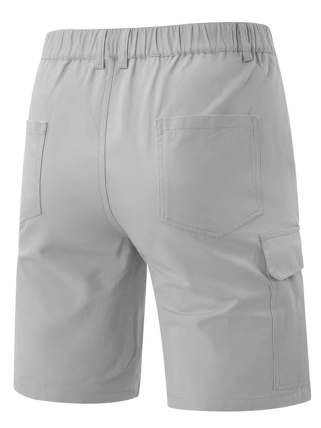 Men's Cargo Shorts, Button Detail, Loose Casual Fit