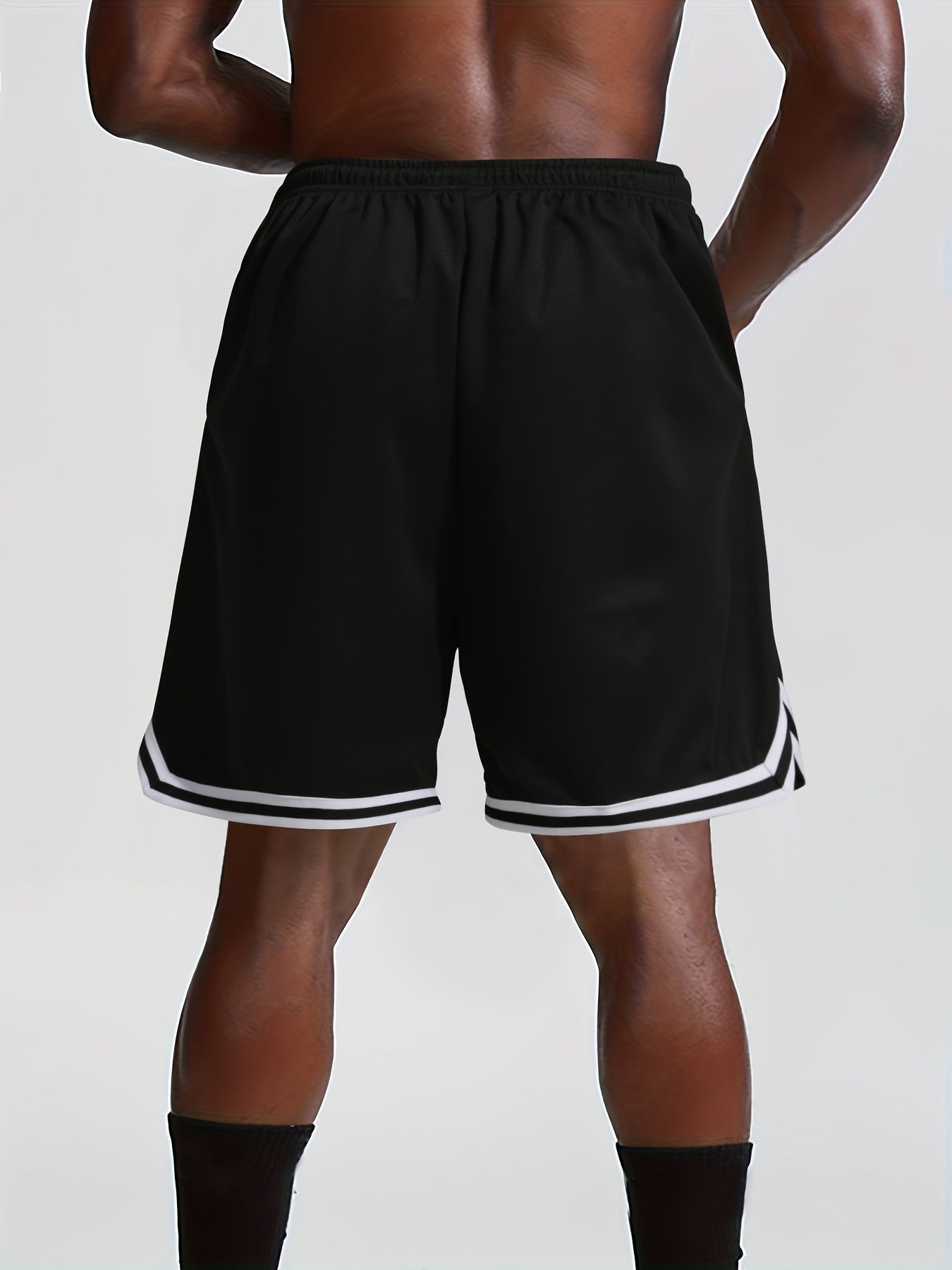 Men's Basketball Shorts, Printed, Lightweight Breathable Drawstring
