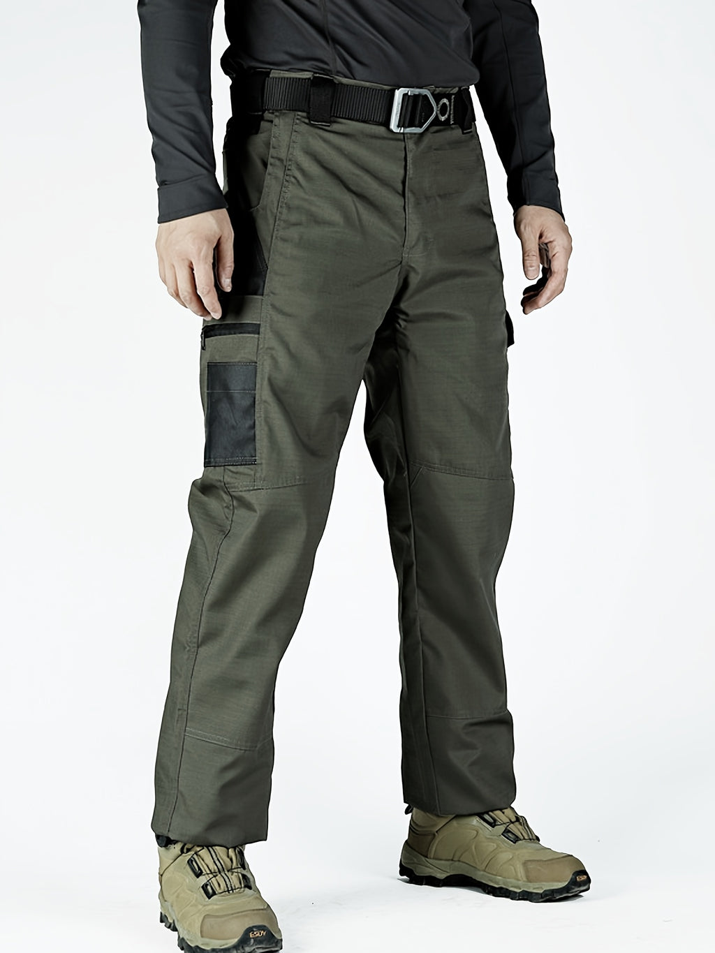 Men's Tactical Cargo Pants, Multi-Pocket Workwear