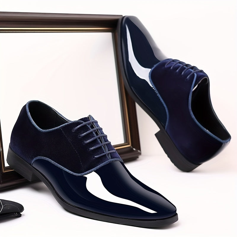 Men's Derby Dress Shoes, Pointed-Toe Business
