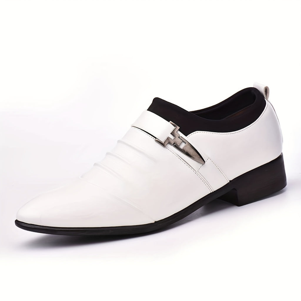 Men's Pointed-Toe Dress Shoes, Lace-Up British Style