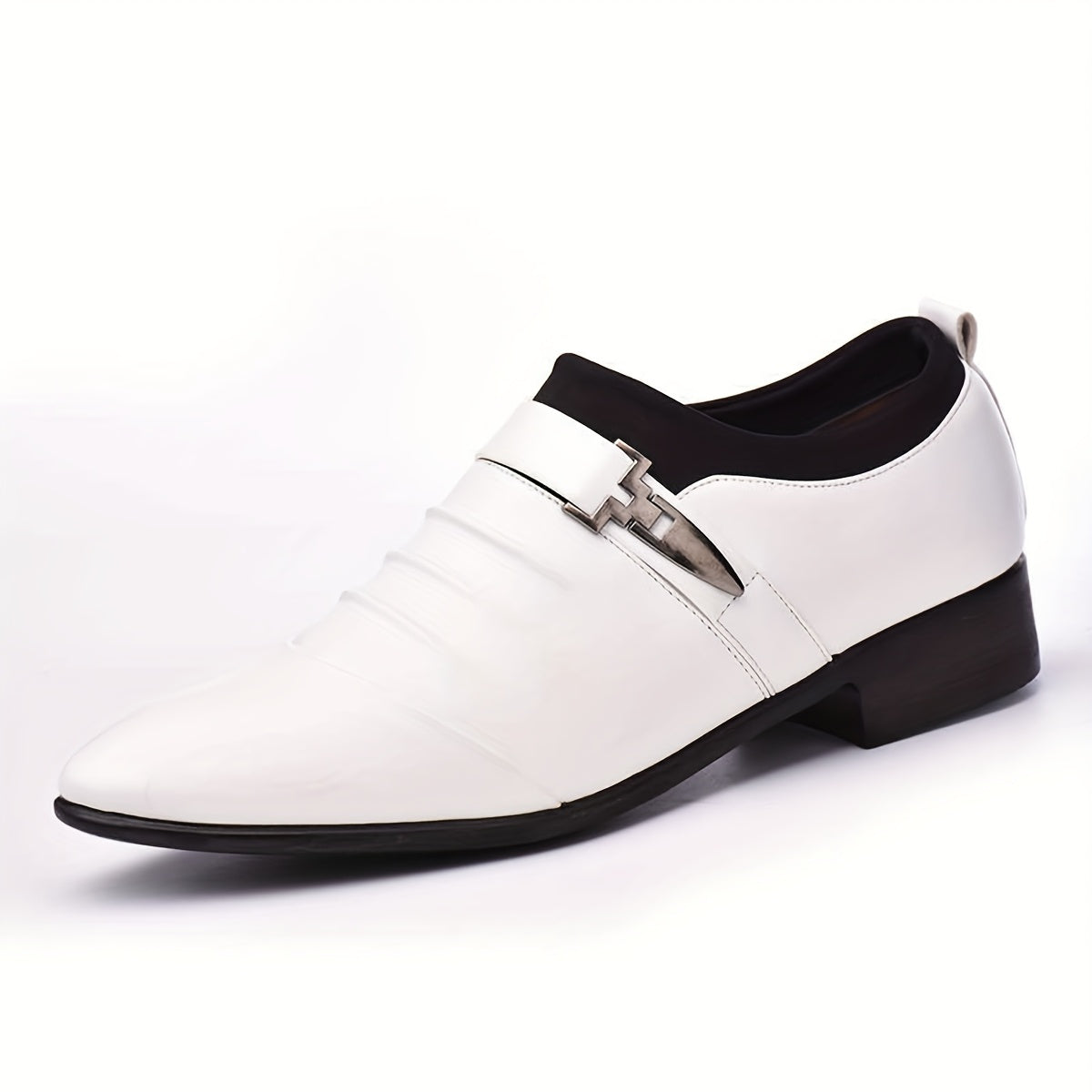 Men's Pointed-Toe Dress Shoes, Lace-Up British Style