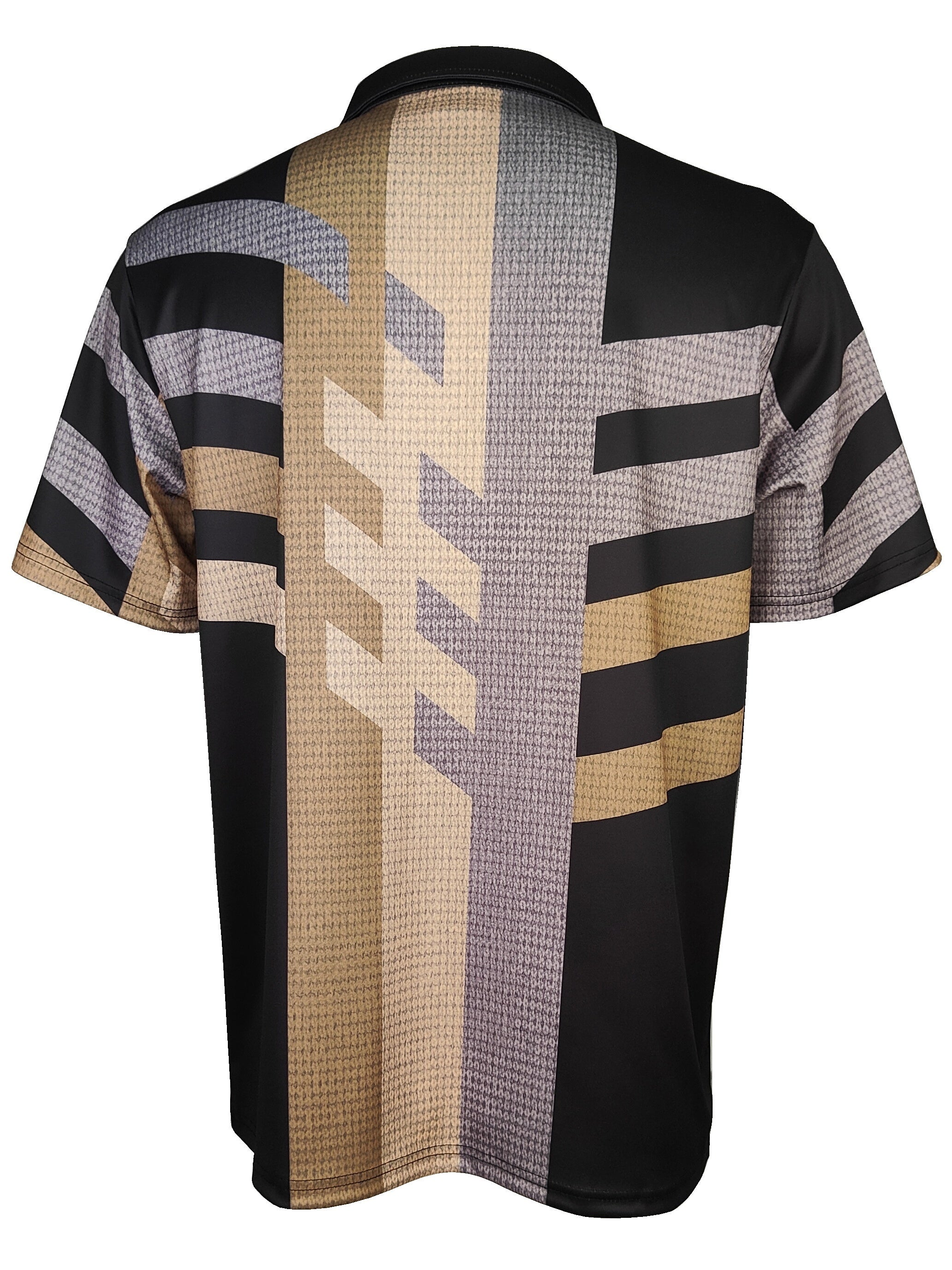 Men's Short-Sleeve Shirt, Striped, Button-Up Casual