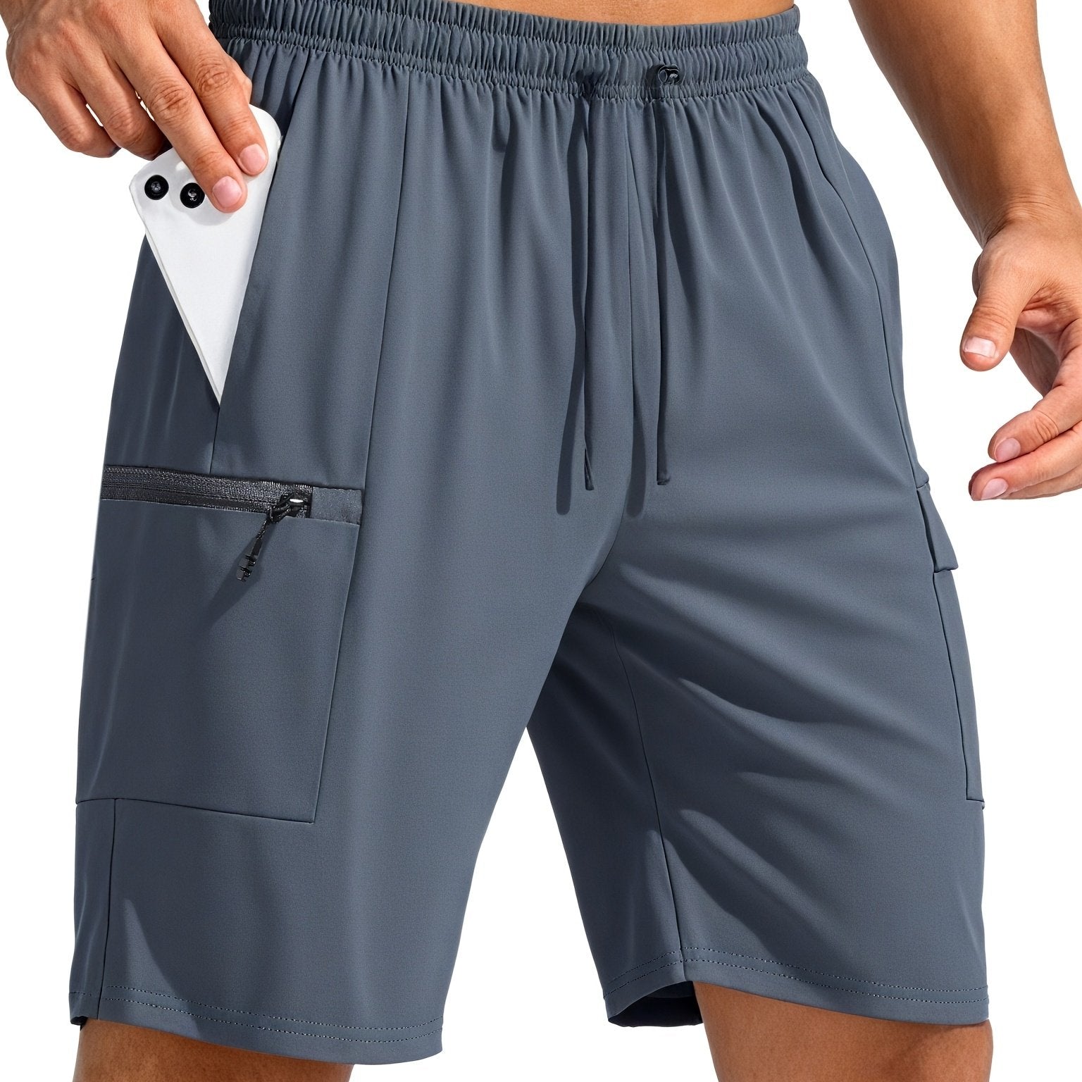Men's Hiking Shorts, Quick-Dry, Zippered Pockets