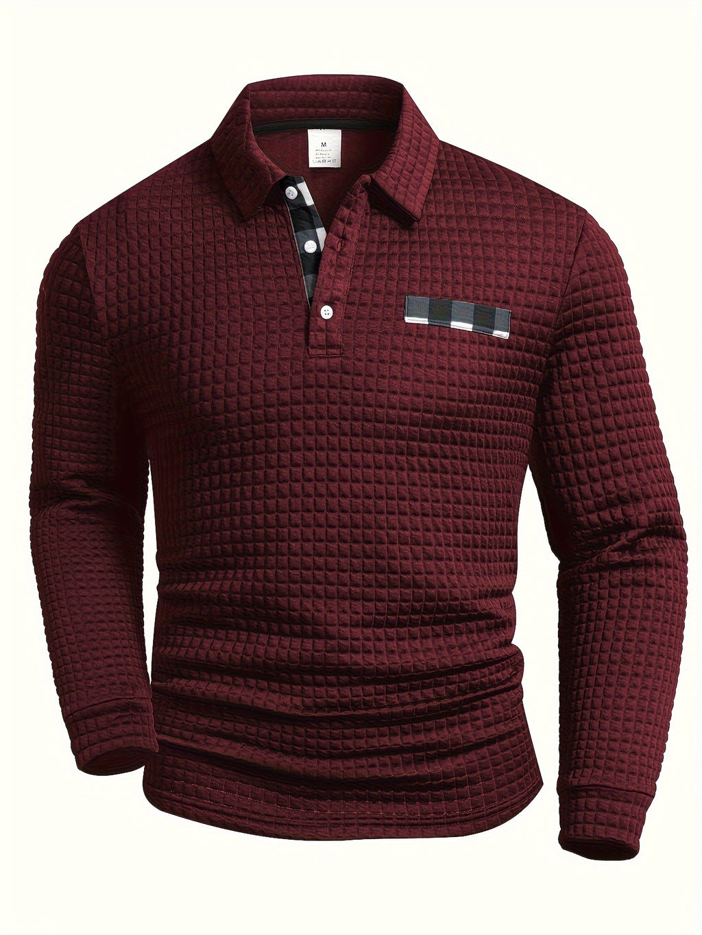 Men's Plaid Flannel Shirt, Long-Sleeve, Brushed