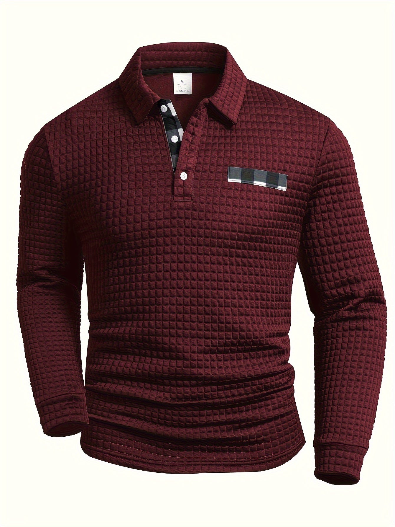 Men's Plaid Flannel Shirt, Long-Sleeve, Brushed