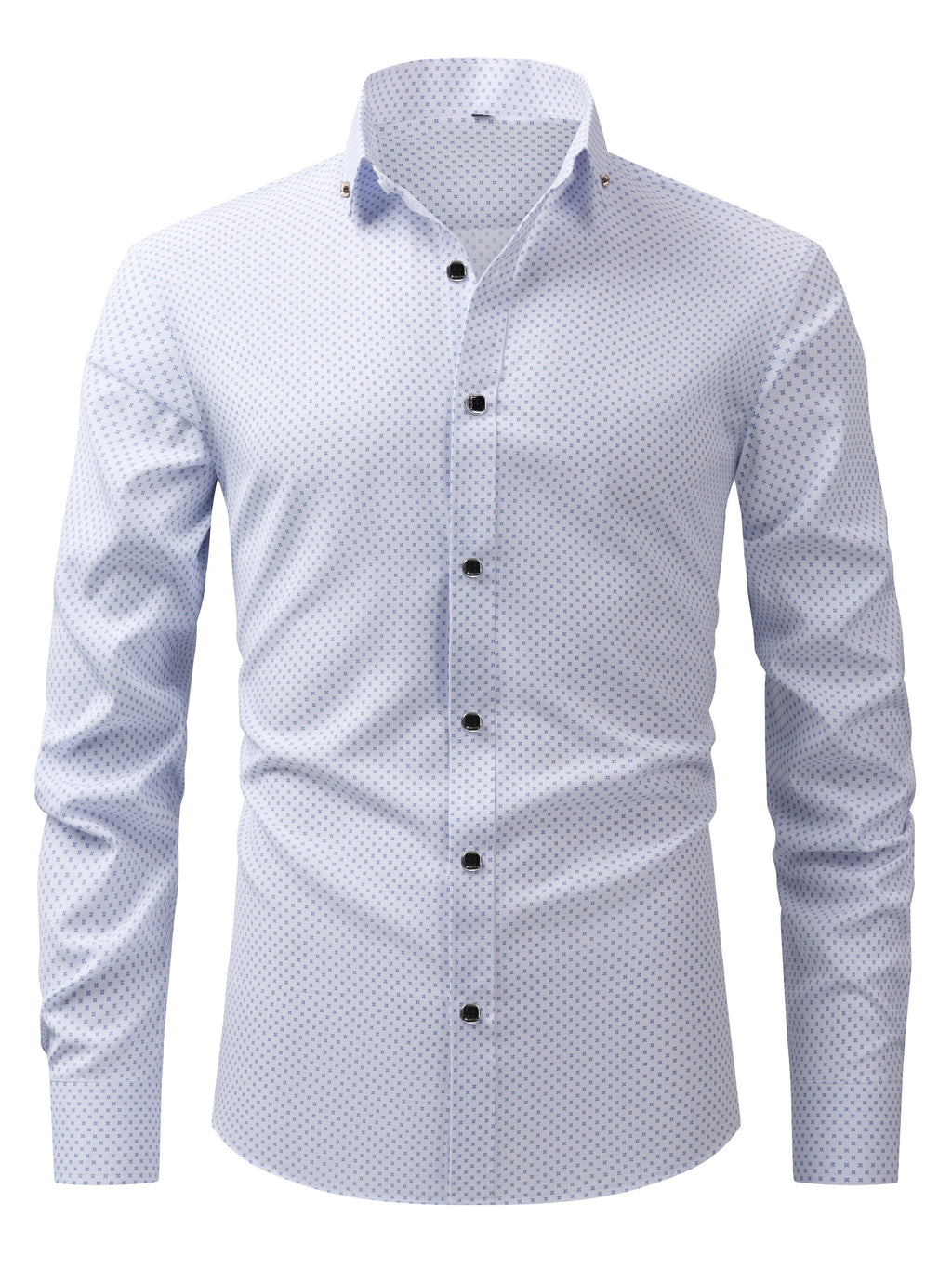 Men's Long-Sleeve Shirt, Floral, Business Formal