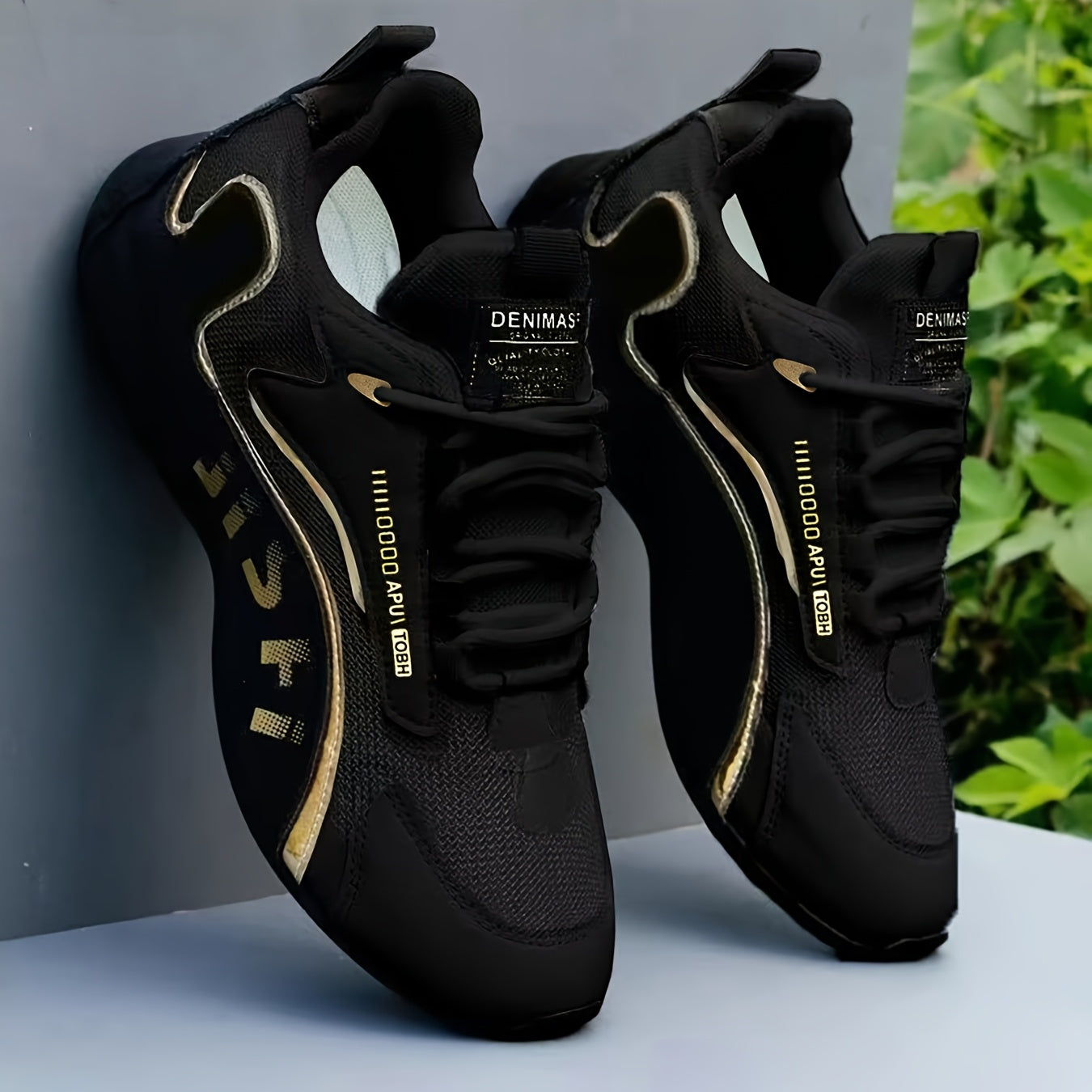 Men's Fashion Sneakers, Lace-Up Low-Top