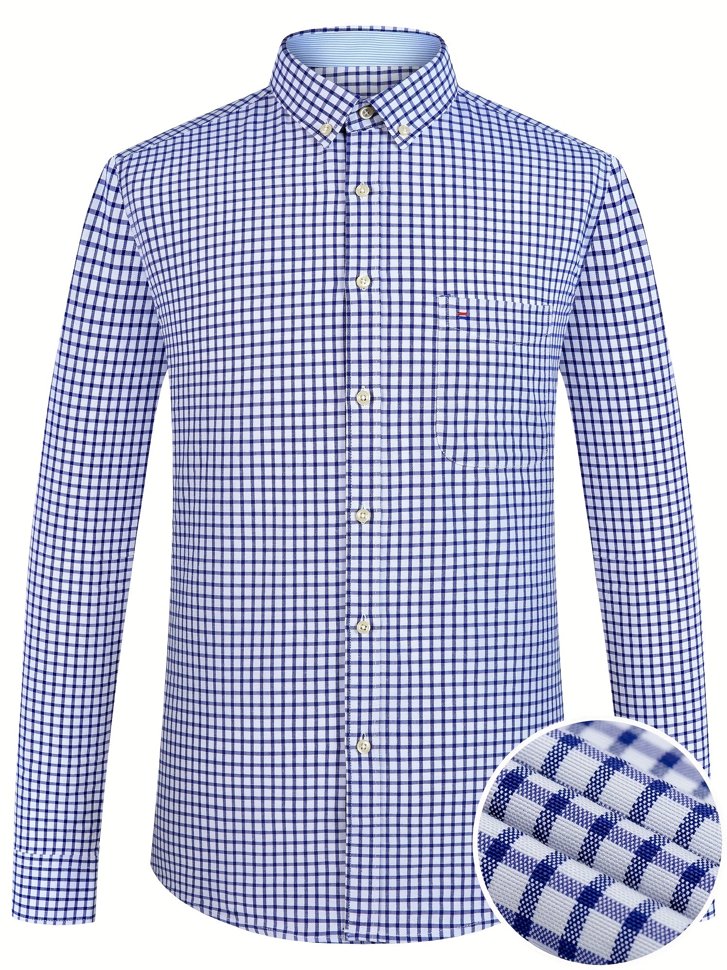 Men's Long-Sleeve Shirt, Classic Stripe, Business