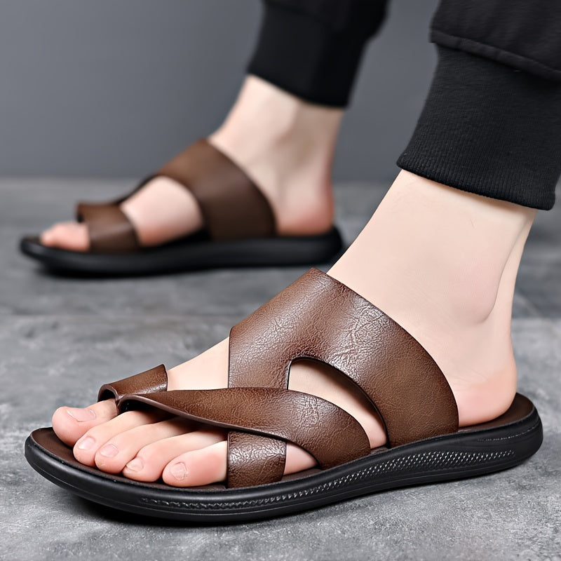 Men's Lightweight Slide Sandals, Breathable Summer