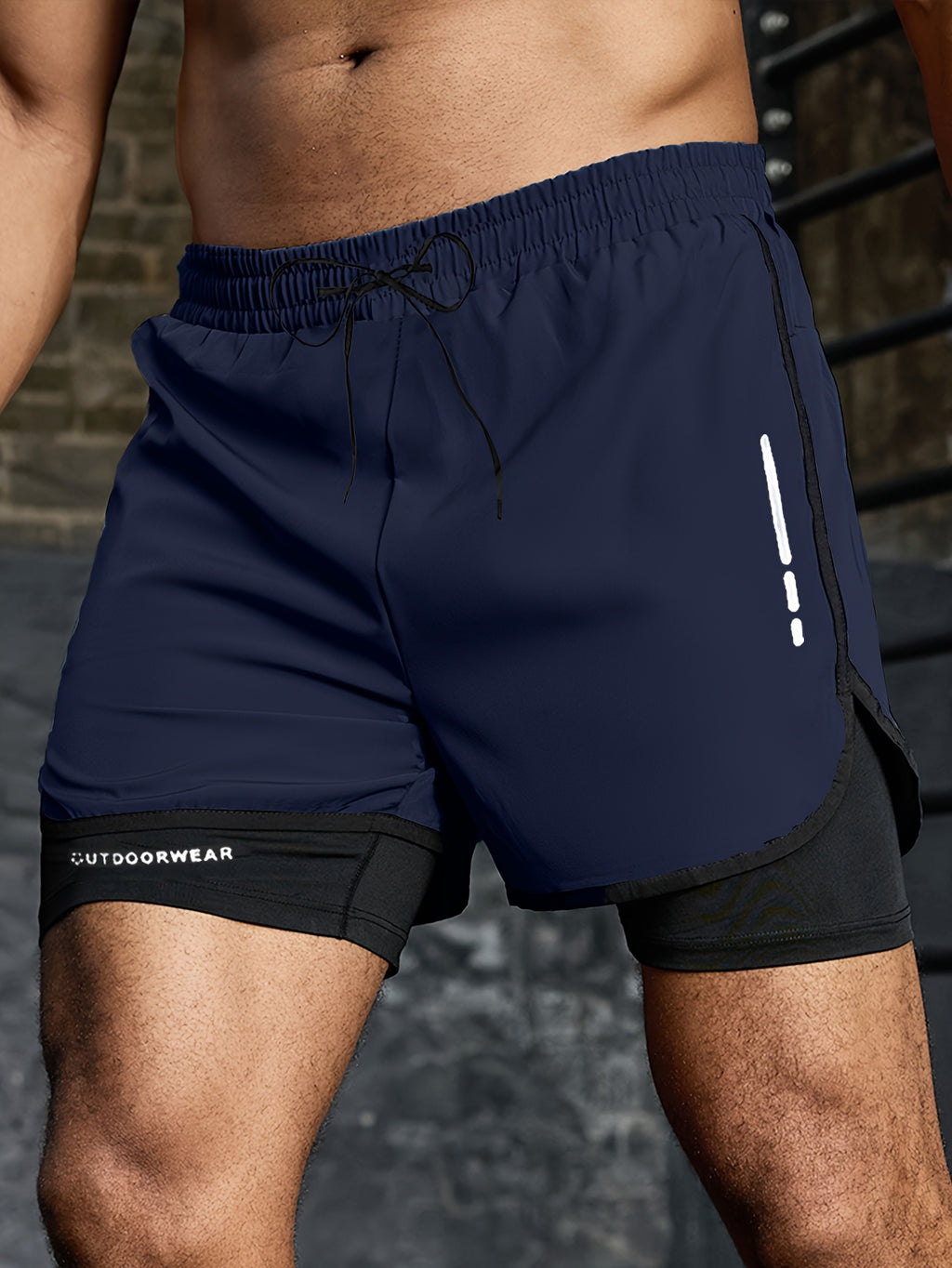 Men's Swim Trunks, Quick-Dry, Flat-Front Lined