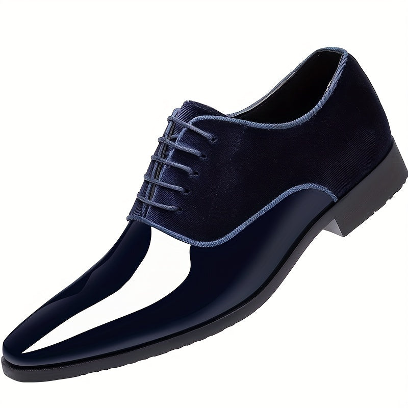 Men's Derby Dress Shoes, Pointed-Toe Business