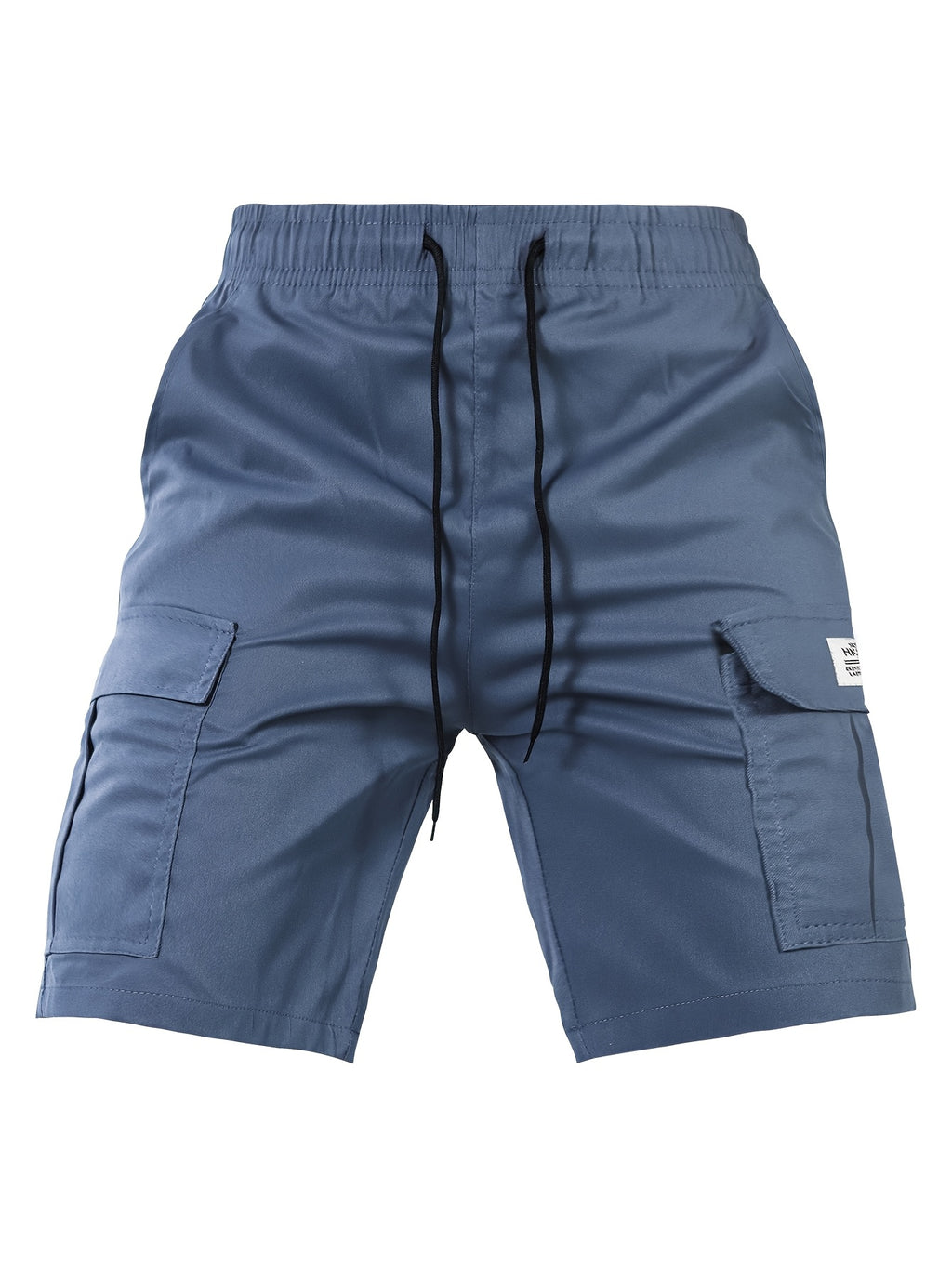 Men's Cargo Shorts, Elastic Waist Drawstring, Large Pockets