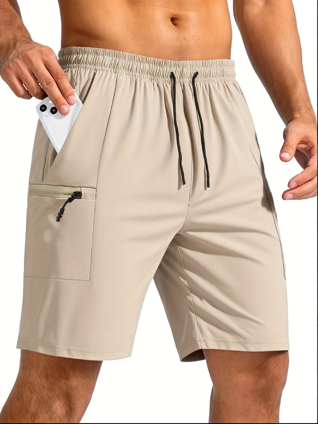 Men's Hiking Shorts, Quick-Dry, Zippered Pockets