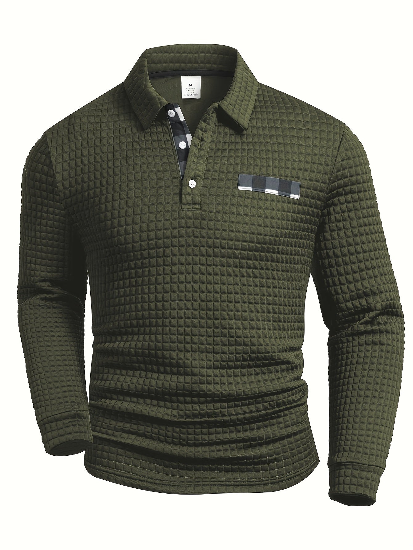 Men's Plaid Flannel Shirt, Long-Sleeve, Brushed