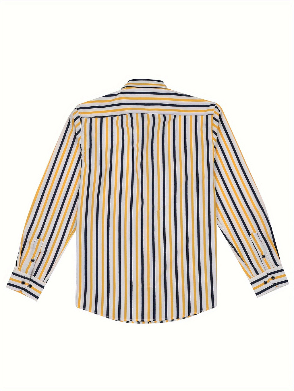 Men's Long-Sleeve Shirt, Vertical Stripe, Slim Dress