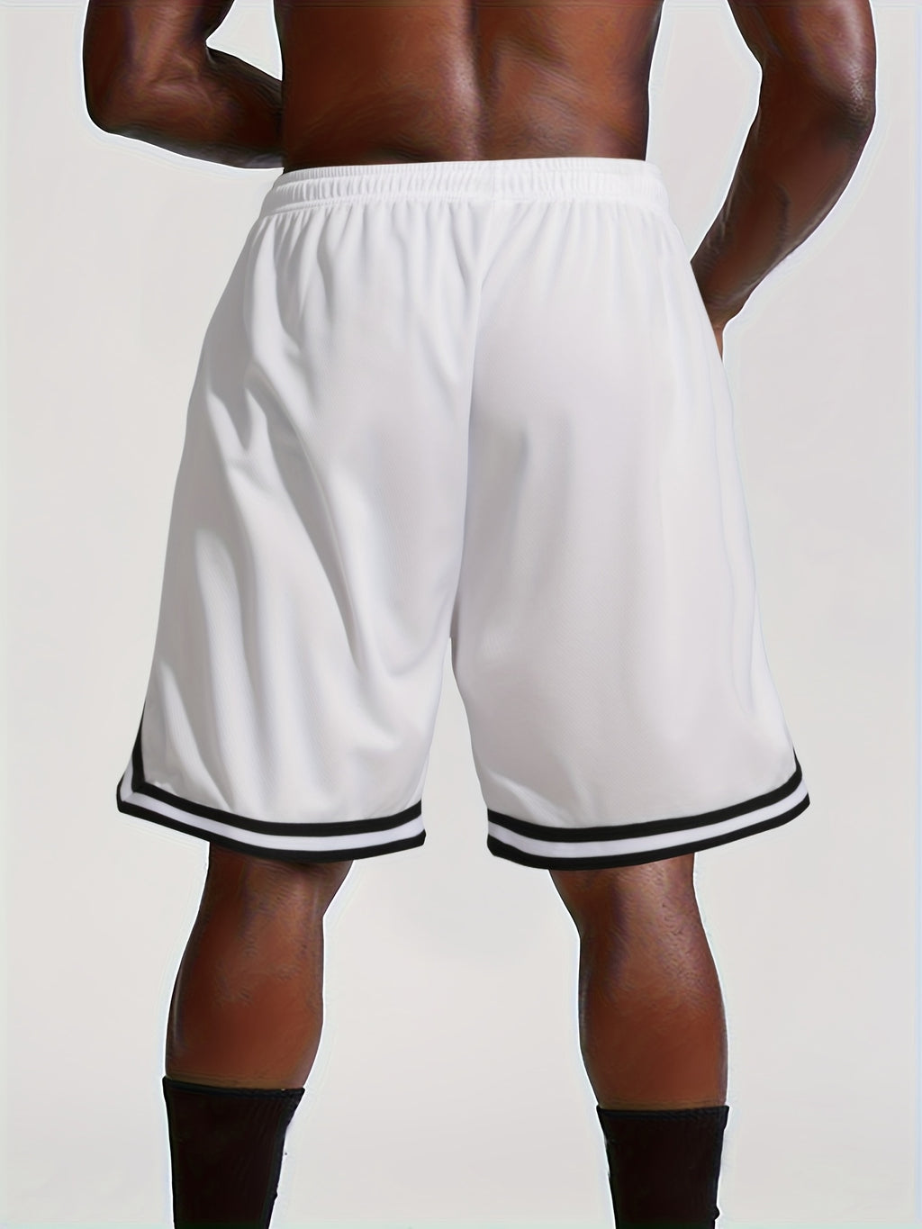 Men's Basketball Shorts, Printed, Lightweight Breathable Drawstring
