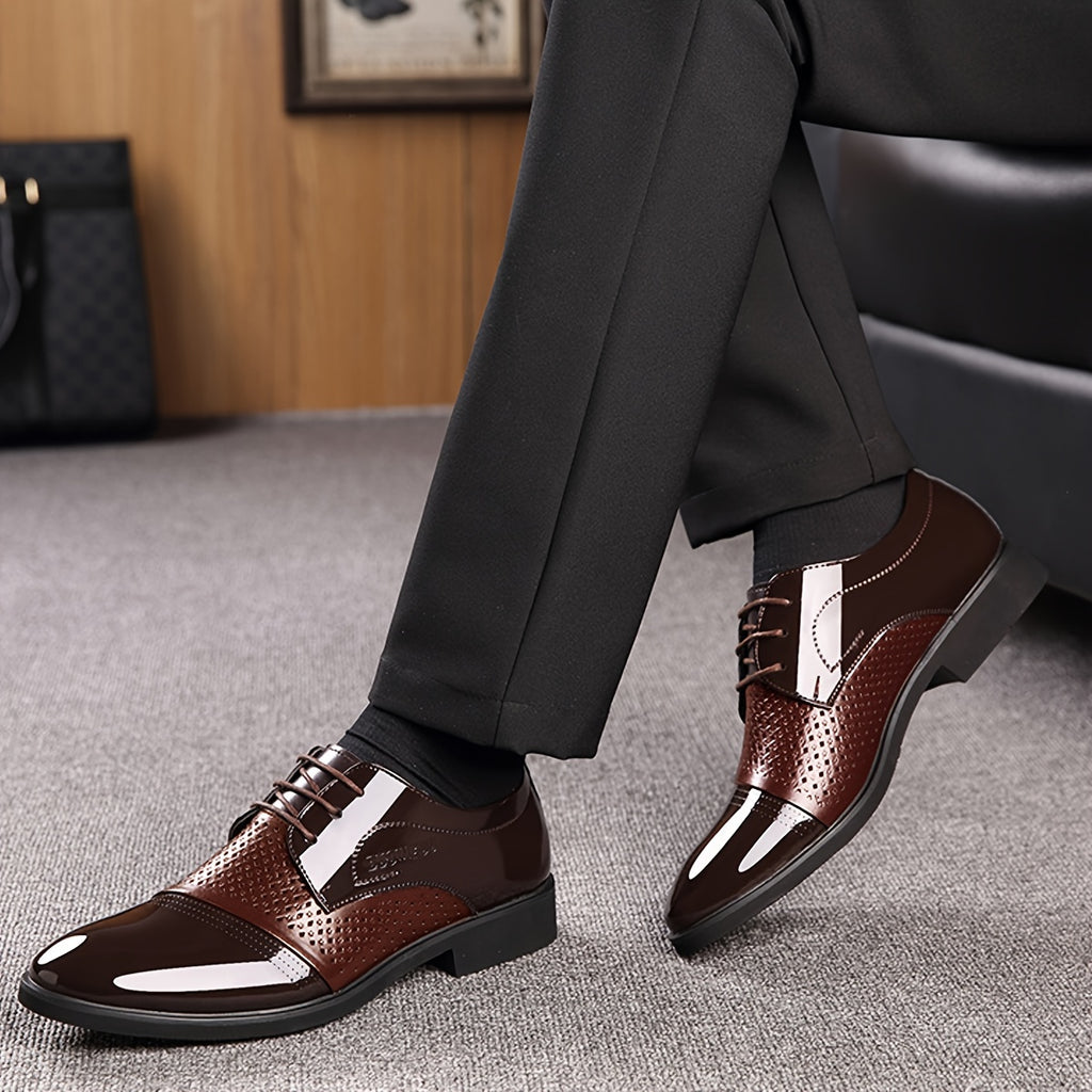 Men's Breathable Hollow-Out Dress Loafers