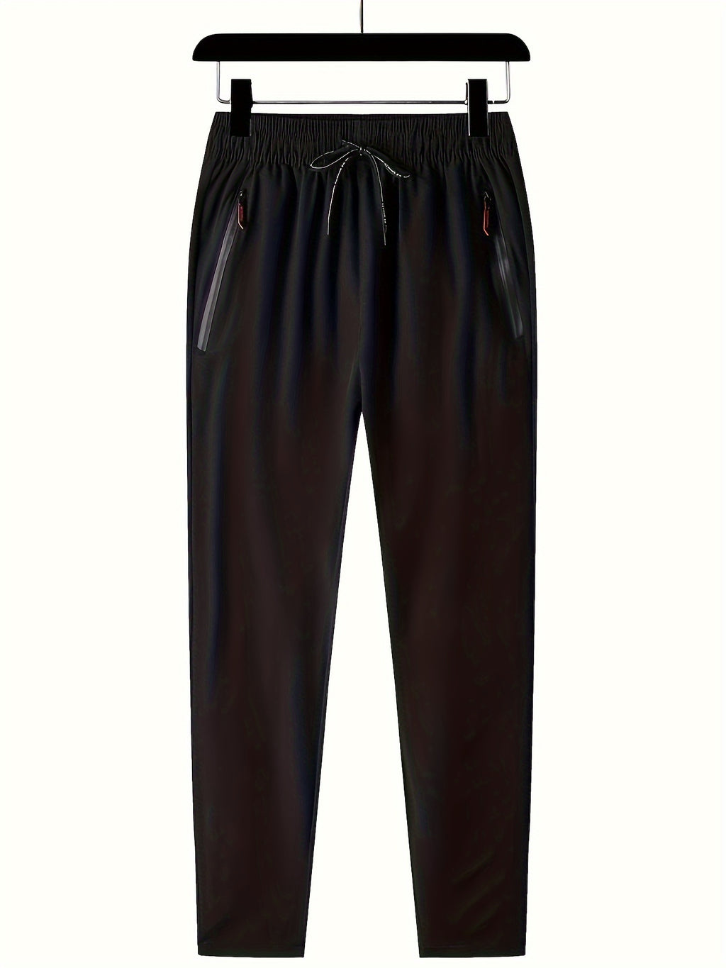 Men's Casual Trousers, Elastic Waist, Straight Loose Fit