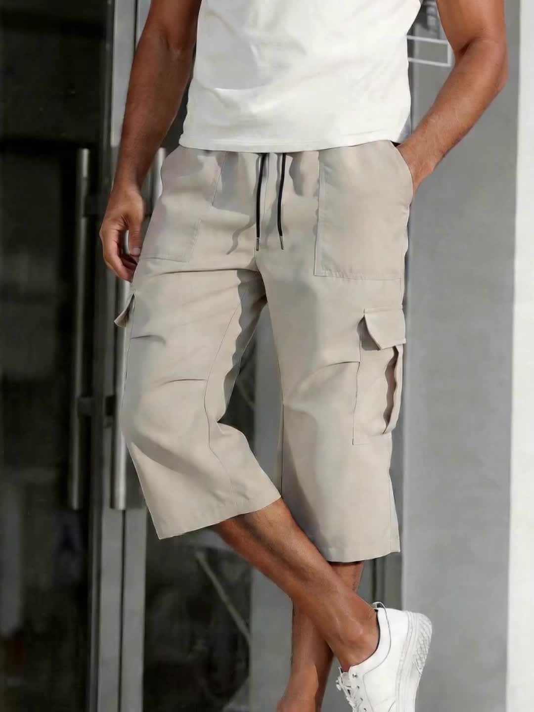 Men's Convertible Cargo Shorts, Multi-Pocket, Quick-Dry