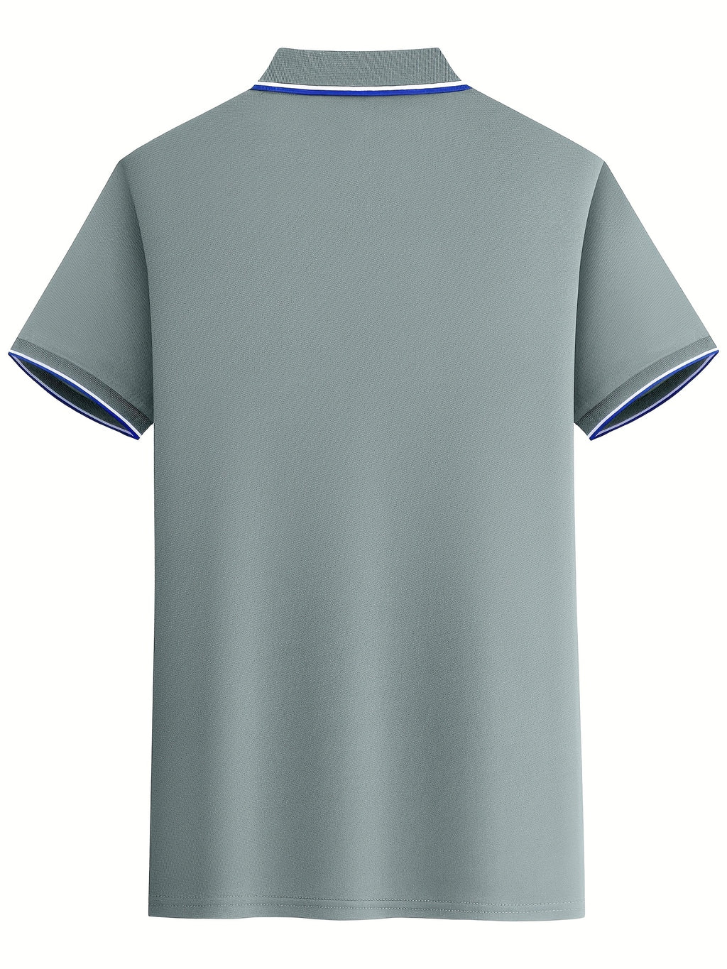 Men's Polo Shirt, Classic Button-Up Collar