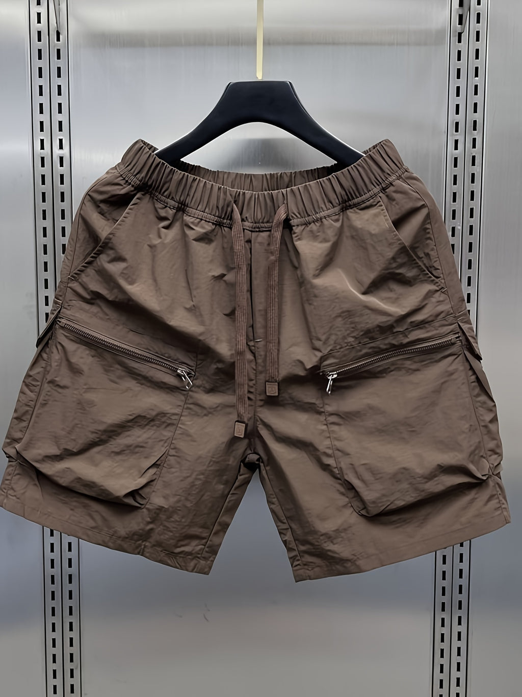Men's Cargo Shorts, Multi-Pocket, Loose Straight-Leg Casual