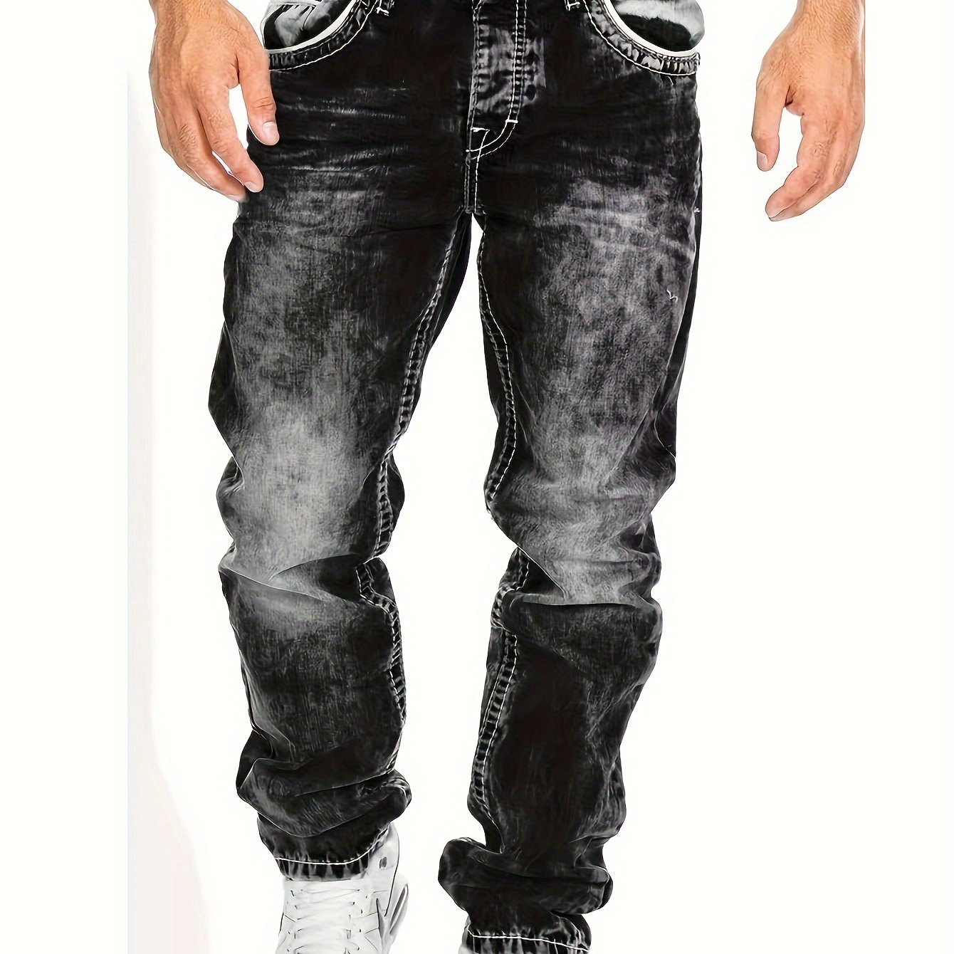 Men's Jeans, Vintage Wash, Slim Straight-Leg