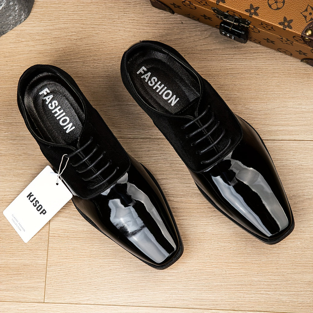 Men's Derby Dress Shoes, Pointed-Toe Business