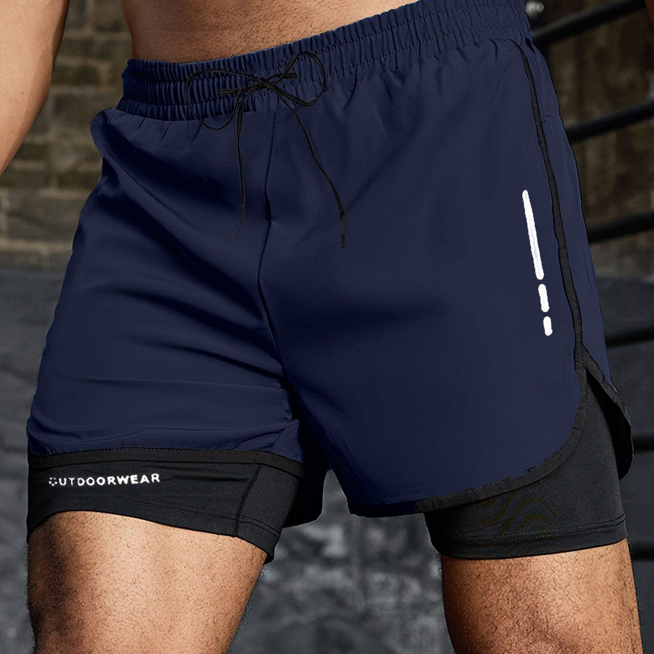 Men's Swim Trunks, Quick-Dry, Flat-Front Lined