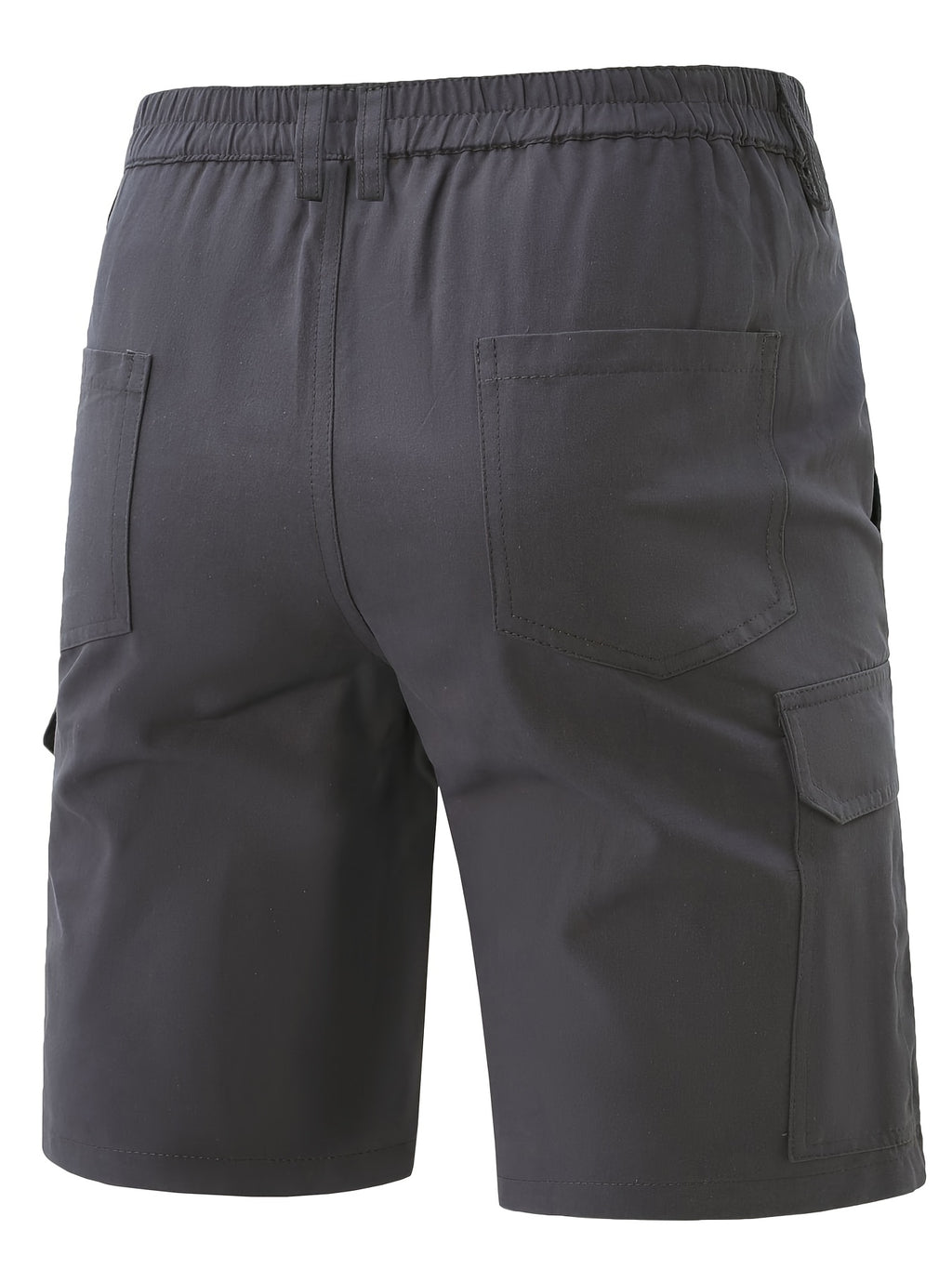 Men's Cargo Shorts, Button Detail, Loose Casual Fit