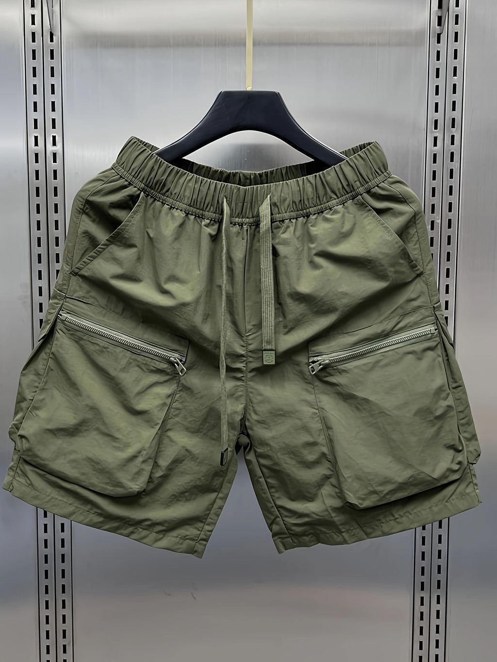 Men's Cargo Shorts, Multi-Pocket, Loose Straight-Leg Casual