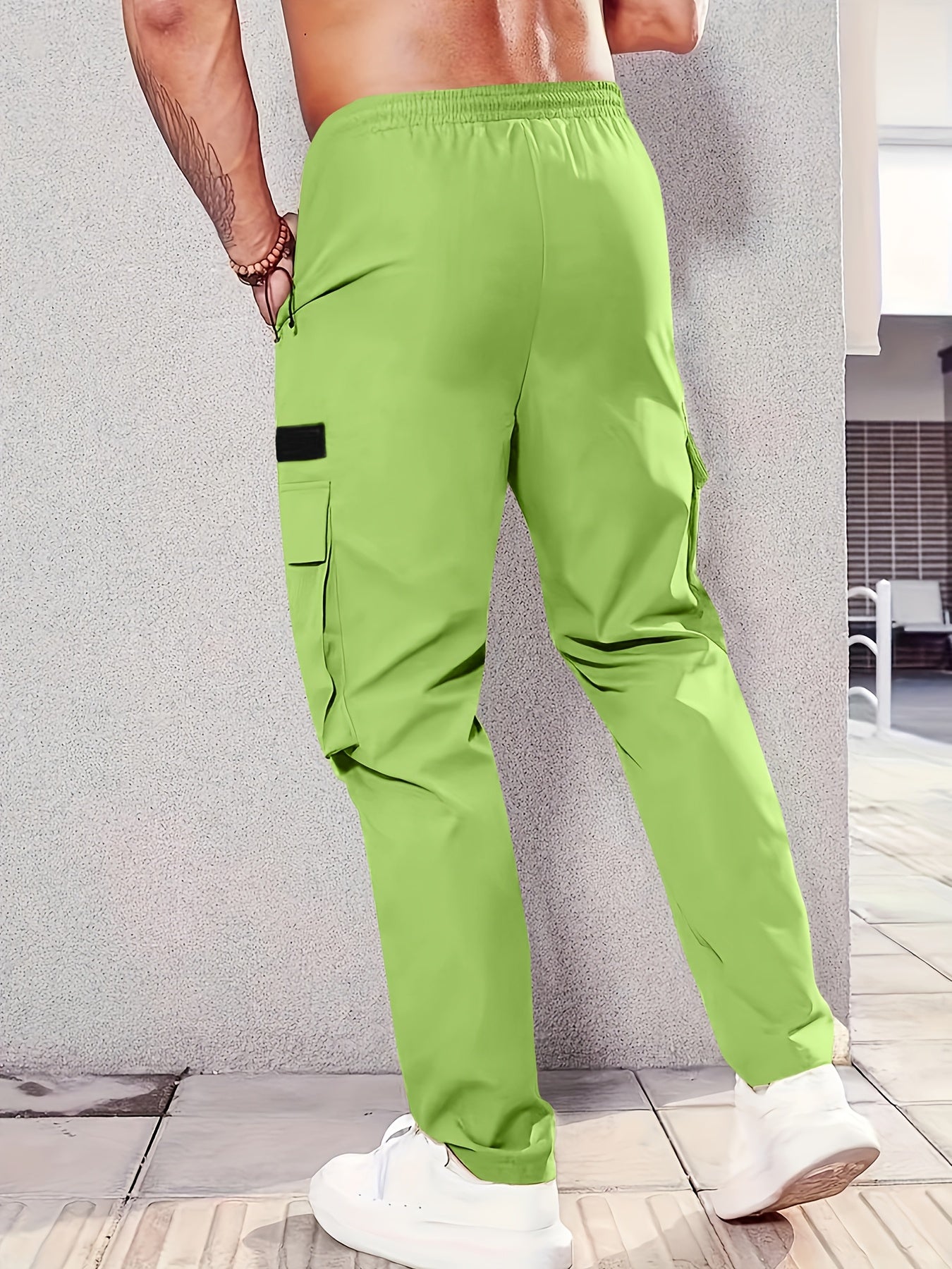 Men's Cargo Pants, Multi-Pocket, Straight-Leg